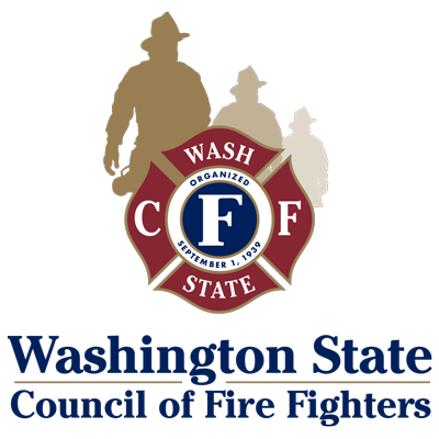 Washington State Council of Fire Fighters png logo with blank Background